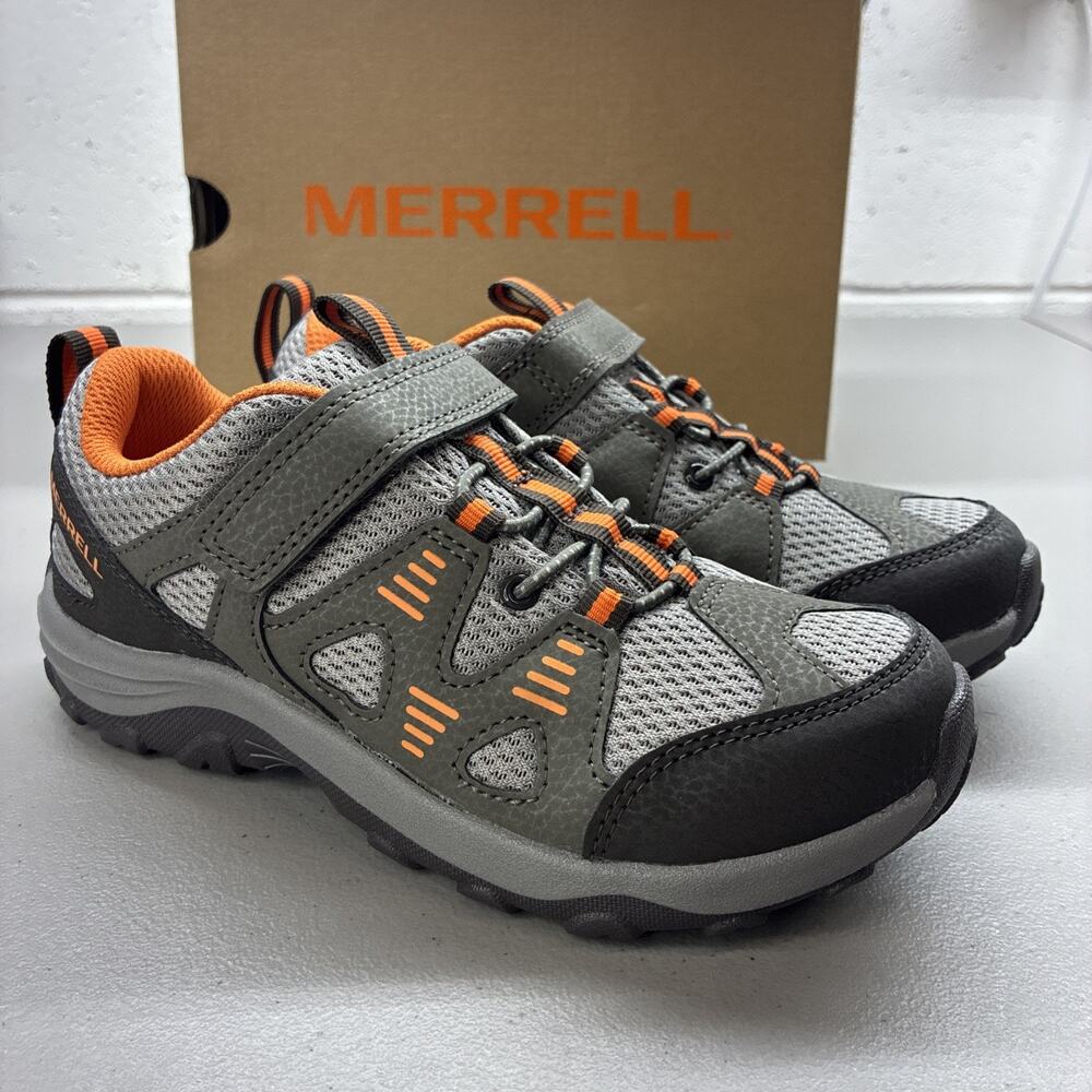 Merrell Trail Chaser 2 Hiking Shoes - Gunsmoke / Black - US Size 2 - NEW In Box